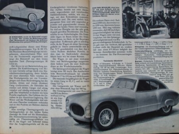 "Hobby - Das Magazin der Technik" 1954 Fiat V8 Technical-Magazine (6578)